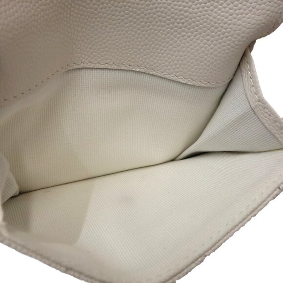 CHANEL White Caviar Leather Wallet - Picture 8 of 10